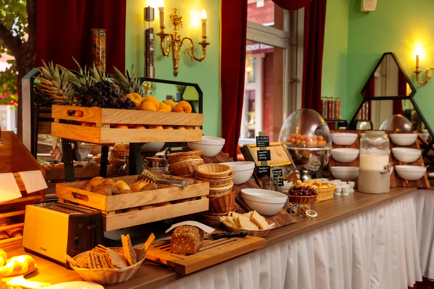 Frühstücksbrunch-Buffet im Café Heider